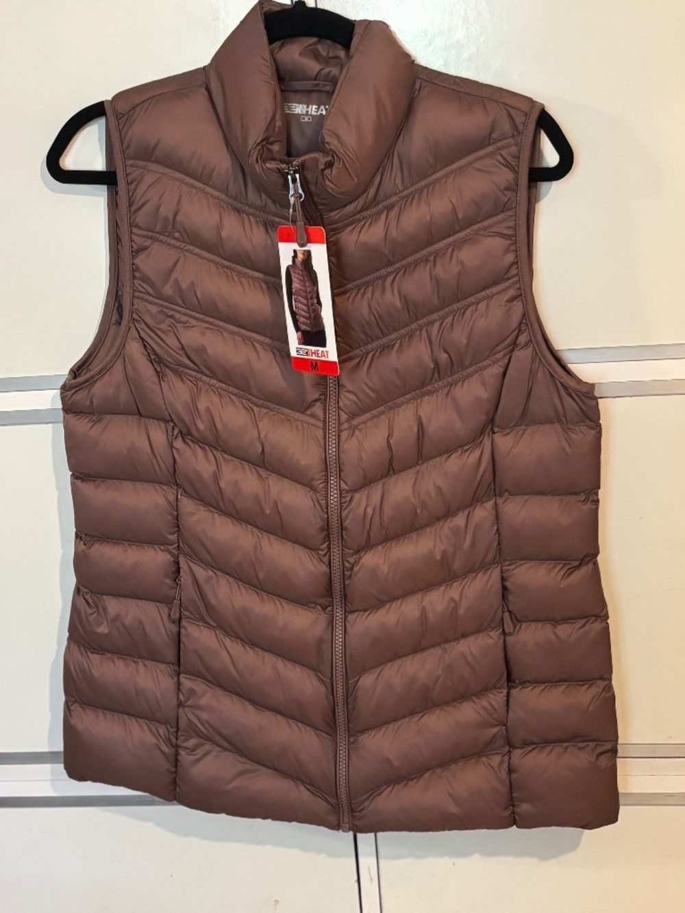 32 Degrees Heat Women’s Puffer Vest Zip Up Sz Medium